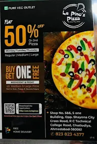 La Pino'z Pizza menu 2