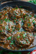 Salisbury Steak with Mushroom Gravy was pinched from <a href="https://www.closetcooking.com/salisbury-steak-with-mushroom-gravy/" target="_blank" rel="noopener">www.closetcooking.com.</a>