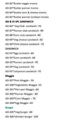 An & Di Cafe menu 3