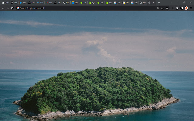 Island Images chrome extension
