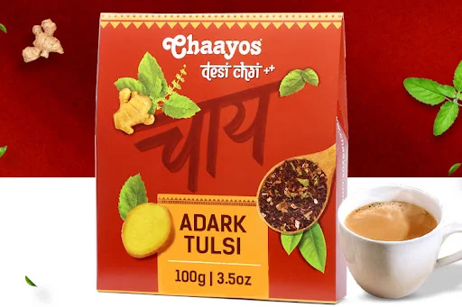 Spiced Assam Tea - Adrak Tulsi Chai (100g)