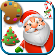 Christmas Coloring pages game  Icon