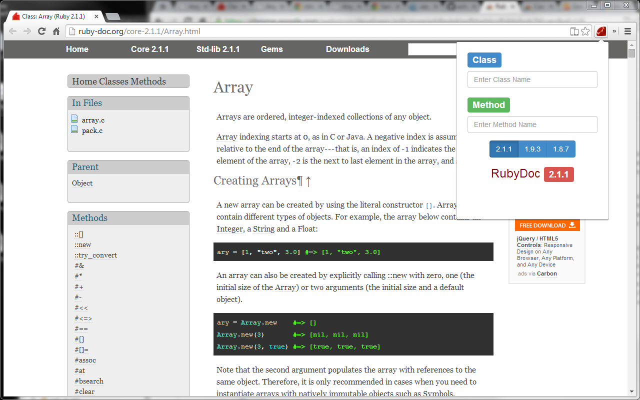 RubyDoc Preview image 1