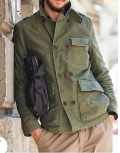Title 3, Mens casual stand collar pocket jacket, perfec...
