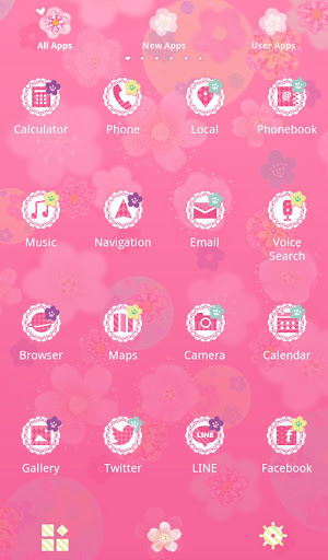 Cute Theme-Flowers and Circles 1.0.1 Windows u7528 3