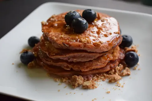 Blueberry Protein Pancakes