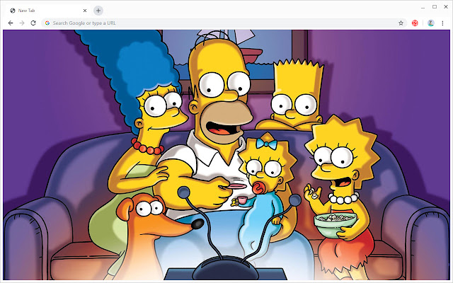 The Simpsons New Tab