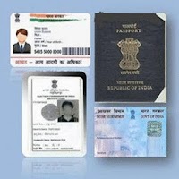 PAN AADHAAR PASSPORT VOTER ID