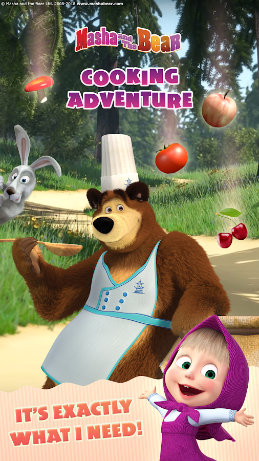   Masha and the Bear Child Games: Cooking Adventure- 스크린샷 