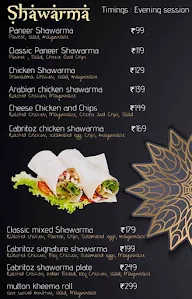 Cabritoz Arabic Shawarma menu 1