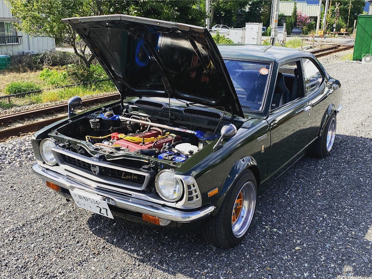 カローラレビンのTE27・旧車・デモカーエントリー・ピックアップに選ばれたい・8月もよろしくお願いしますに関するカスタム事例の投稿画像2枚目