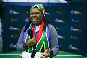 Nocawe Noncedo Mafu, deputy minister of sport, arts and culture, during the sport ambassadors' activation at Gugulethu Indoor Sport Complex last Wednesday.
