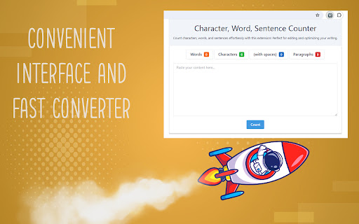 Character, Word, Sentence Counter