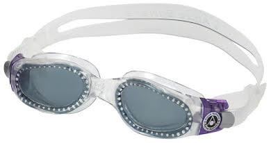 Aqua Sphere Kaiman Compact Fit Goggles - Clear/Purple with Smoke Lens alternate image 3