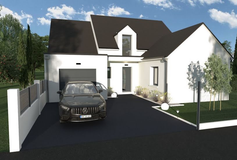  Vente Terrain + Maison - Terrain : 500m² - Maison : 130m² à Saint-Antoine-du-Rocher (37360) 