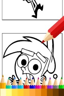 Coloring for Fairly OddParents banner