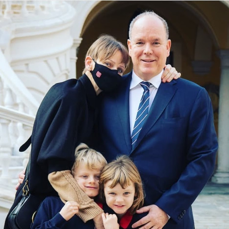 Princess Charlene of Monaco will be visited by her two children and her husband, Prince Albert, during the Christmas holidays, the prince's palace said in a statement on Thursday. File photo.