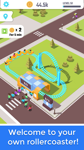 Screenshot Idle Roller Coaster