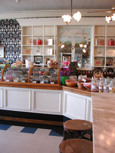 Interior view of O'Brien's Candy Store replicate at History Park