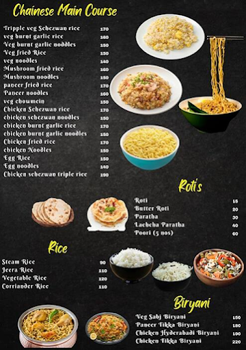 Anshu kitchen menu 
