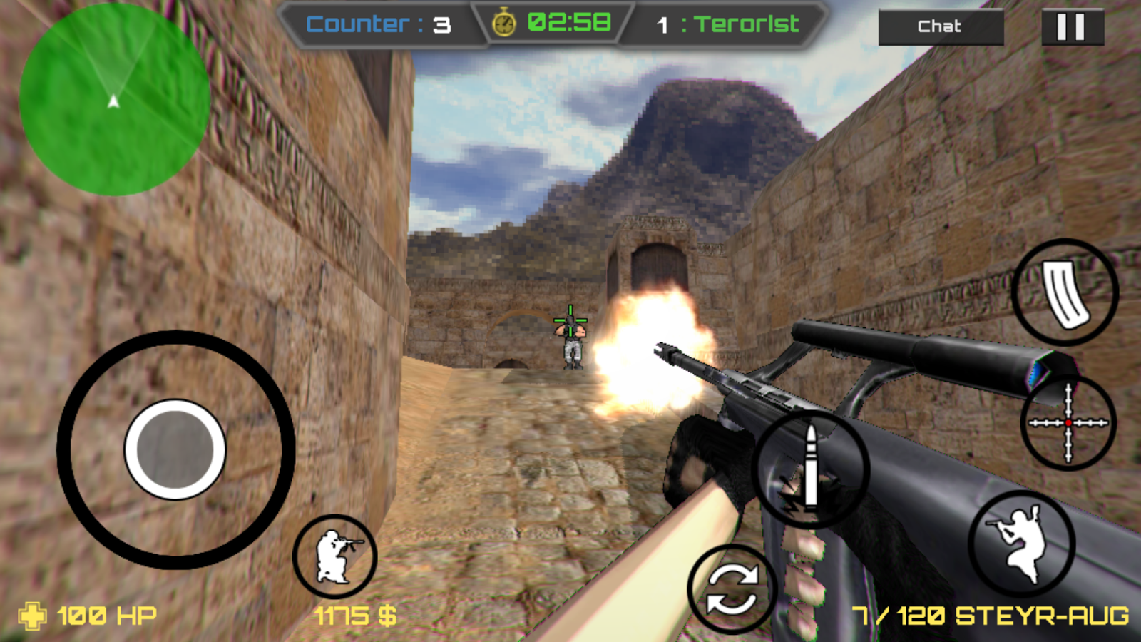  Terrorist Strike:War PRO: captura de tela 