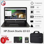 (Máy Trạm Đồ Họa Siêu Mỏng)Hp Zbook Studio G3 Core I7 6700Hq, Ram 8G, Ssd 256G, Vga M1000M - 4G;Laptop Cũ Chơi Game Và Đồ Họa