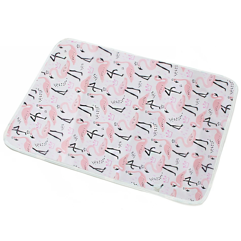 Atmungsaktive und wasserdichte Baby-Wickelauflage aus Baumwolle mit Cartoon-Motiven, perfekt für Babys, schützt und ist bequem.