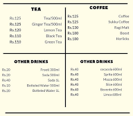 Samaawar Cafe menu 1