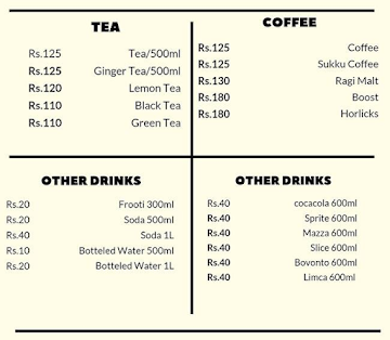 Samaawar Cafe menu 