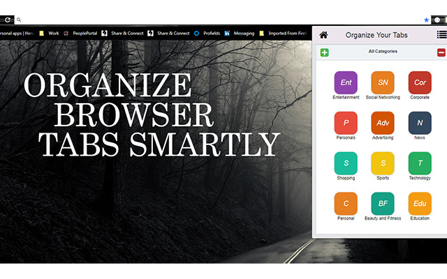 Organize your tabs chrome extension