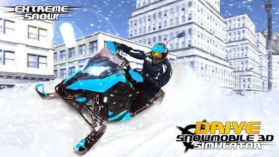  Drive Snowmobile 3D Simulator- screenshot thumbnail 