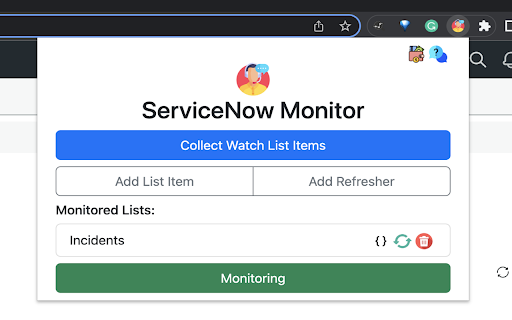 ServiceNow Monitor