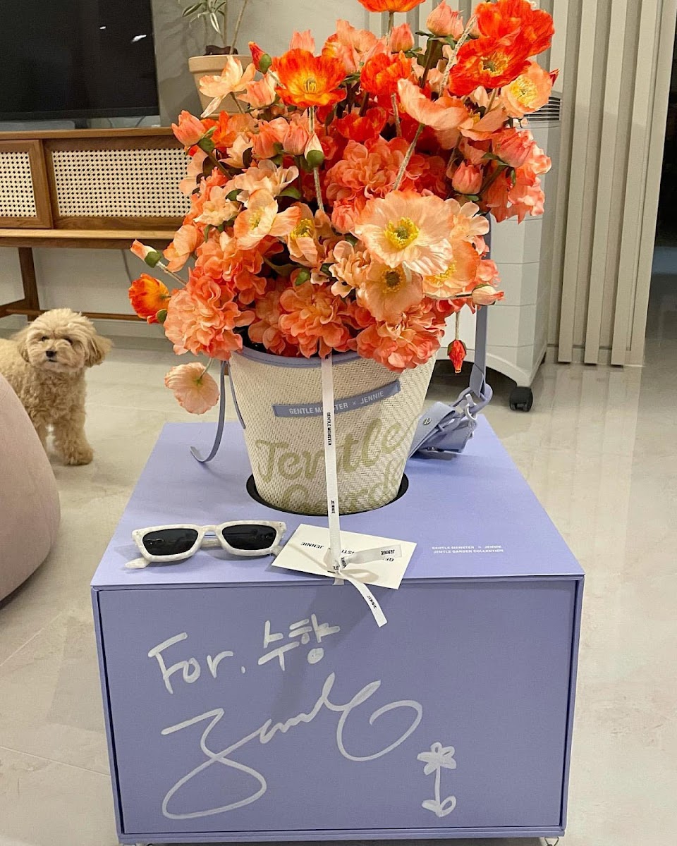 Here Are 5 Lucky K-Celebs BLACKPINK's Jennie Sent Her 'Jentle Garden' PR  Box - Koreaboo