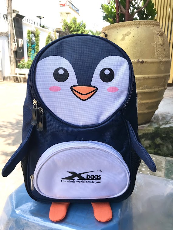 Balo Mầm Non Xbags Penguin Xb 3019 Họa Tiết Đáng Yêu Cho Bé