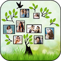 Tree Collage Photo Maker -  3D Tree Pic Collage