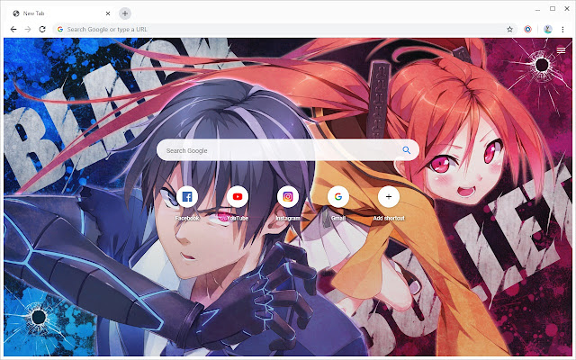 Black Bullet Wallpapers New Tab