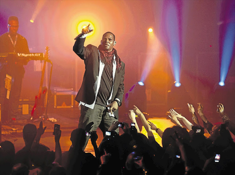 R Kelly seen here performing in London.