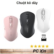 Chuột Không Dây Dareu Lm115G Pink / Black - Có Nút Trợ Năng