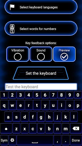 Neon Keyboard Themes