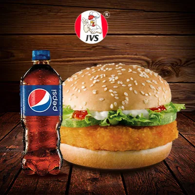 Veg Zinger With Pepsi / Coke Pet (250 Ml)