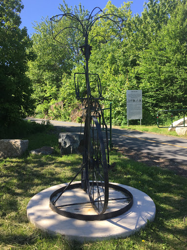 Penny-Farthing Bicycle Sculpture