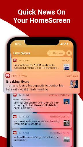 Screenshot US Live News: Local & Breaking