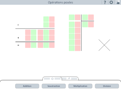Outils pour l'école : Opérations posées - náhled