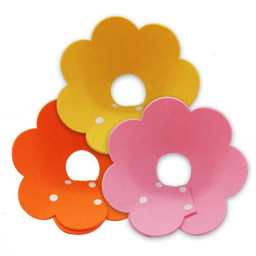Flower Shaped Elizabethan Cat Recovery Collar Collar Wound Healing Protective Cone for Kitten Puppy Pet Supplies