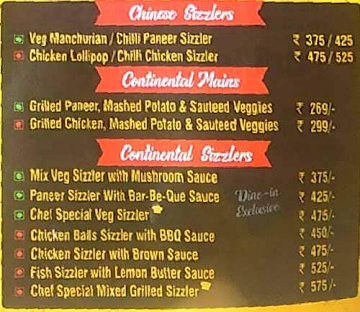 Yummy Grills menu 