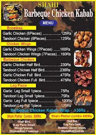 Shahi Barbeque Chicken Kabab menu 1