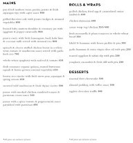 Lodi - The Garden Restaurant menu 2