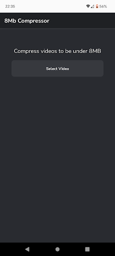 Screenshot 8MB Compressor