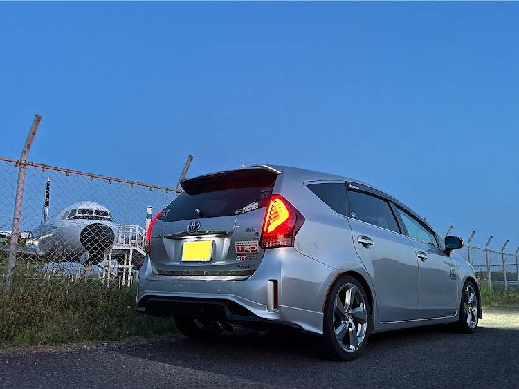 プリウスαの佐賀空港・ポピー畑・夕日と愛車・ポピーとコラボに関するカスタム事例の投稿画像5枚目