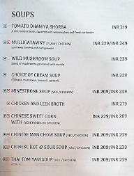 Pinnacle Gate Hotel menu 1